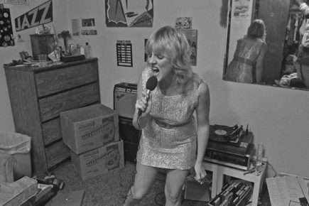 Houston punk fan at home 1980 by Ben DeSoto