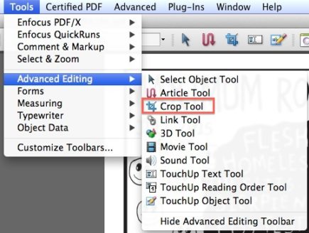 New Issue PDF - choose crop tool